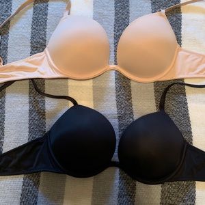 PINK Victoria’s Secret super push up bras 32C
